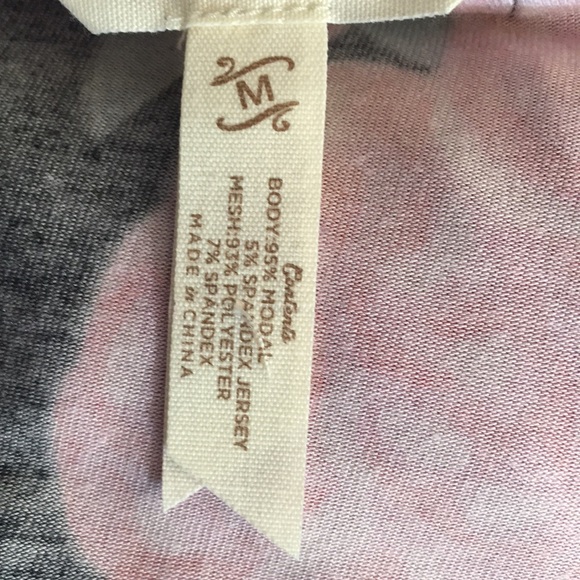 MATILDA JANE Stretch Jersey Knit Wrinkle Resistant Floral Print Oversized Top - Picture 15 of 16